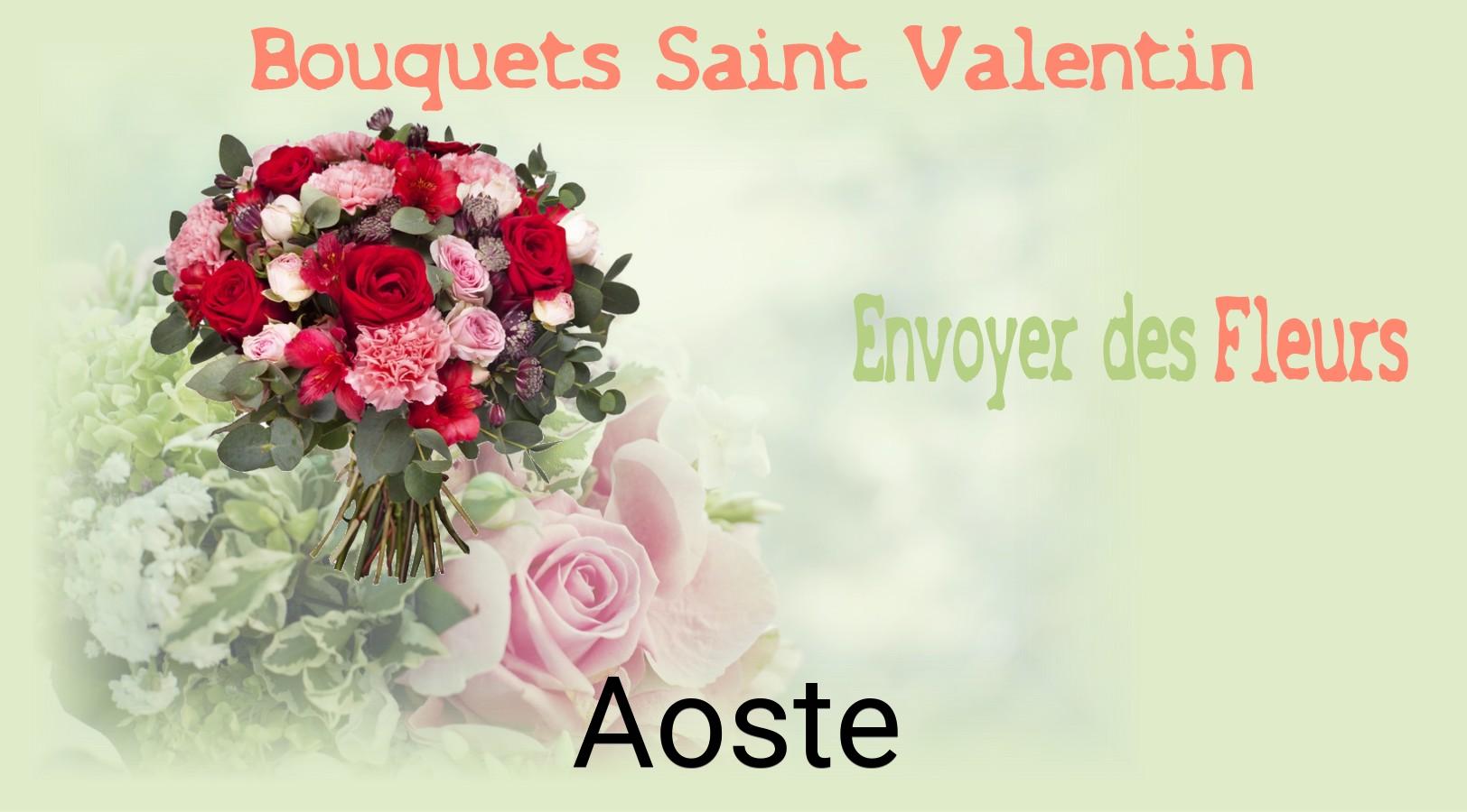 Roses de Saint-Valentin livrées à Aoste